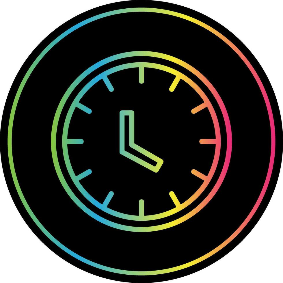 Uhr-Vektor-Icon-Design vektor