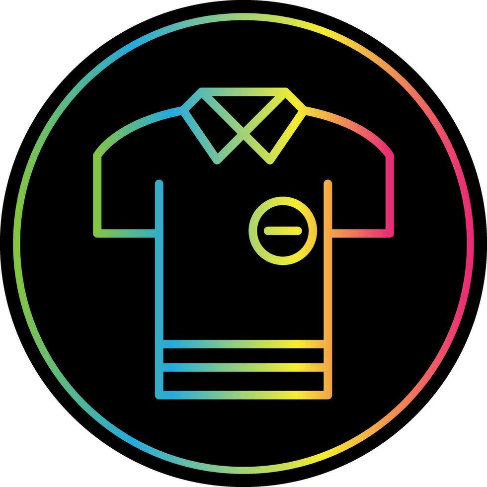 Poloshirt-Vektor-Icon-Design vektor