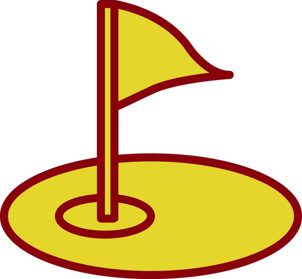 Golf Kurs Vektor Symbol Design