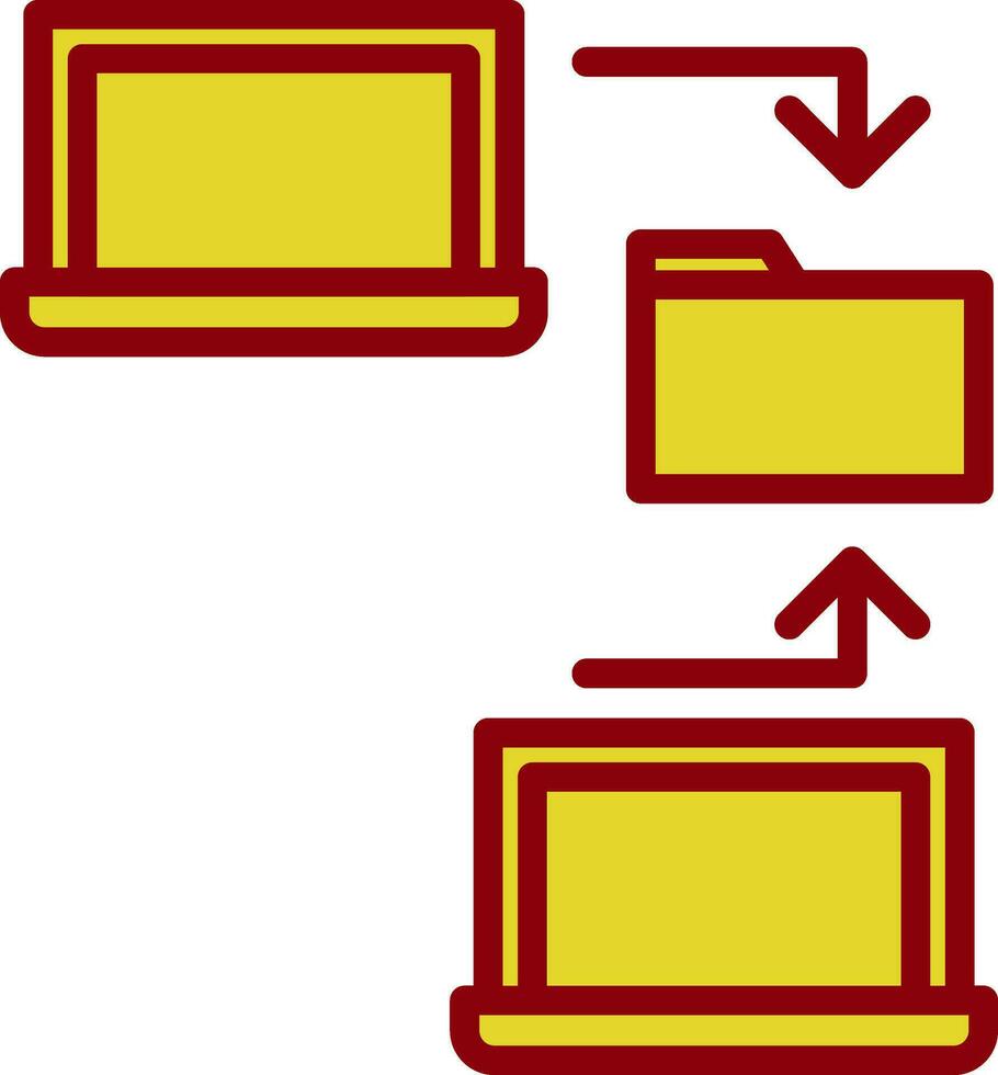 data delning vektor ikon design