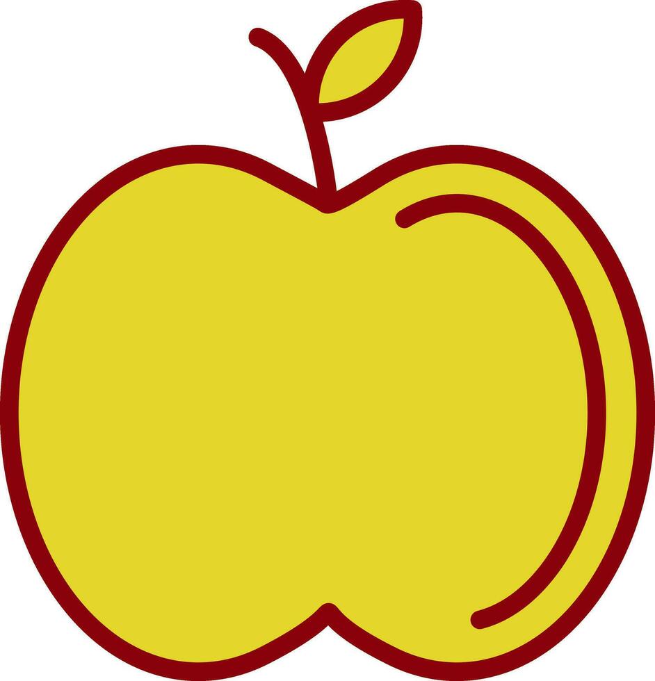 äpple vektor ikon design
