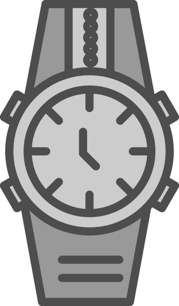 Armbanduhr-Vektor-Icon-Design vektor