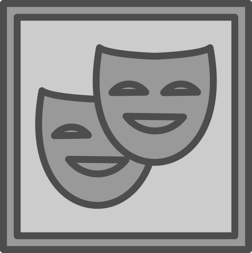 Theater-Vektor-Icon-Design vektor