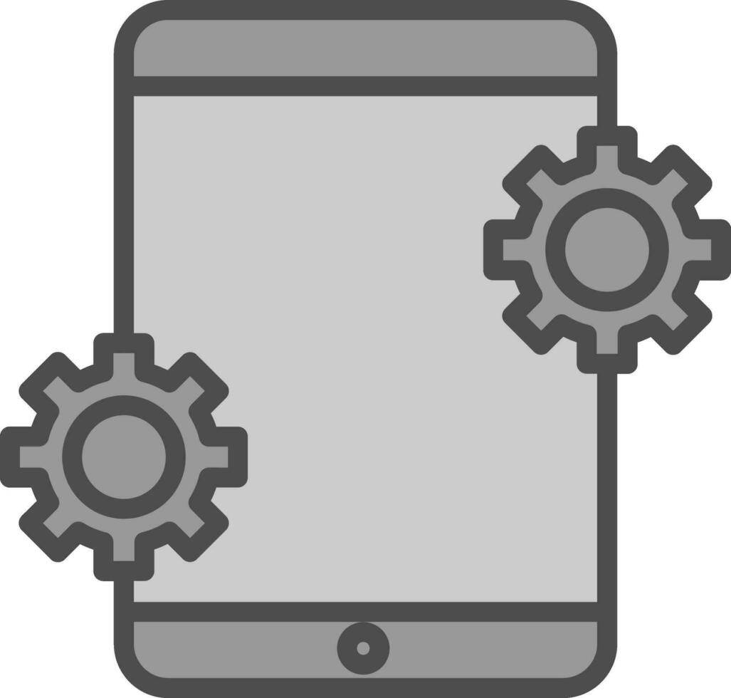 Handy, Mobiltelefon App Vektor Symbol Design