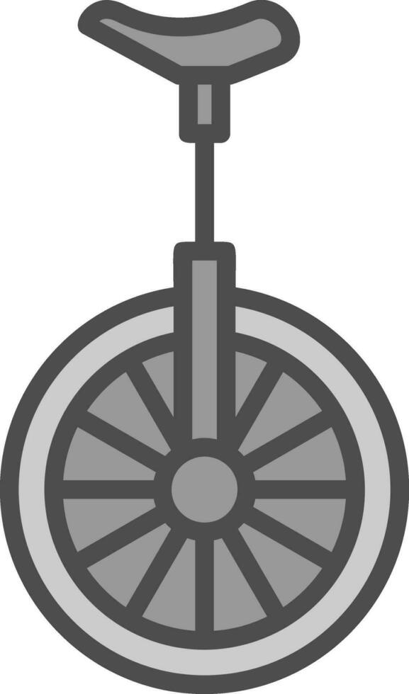 Monocycle-Vektor-Icon-Design vektor