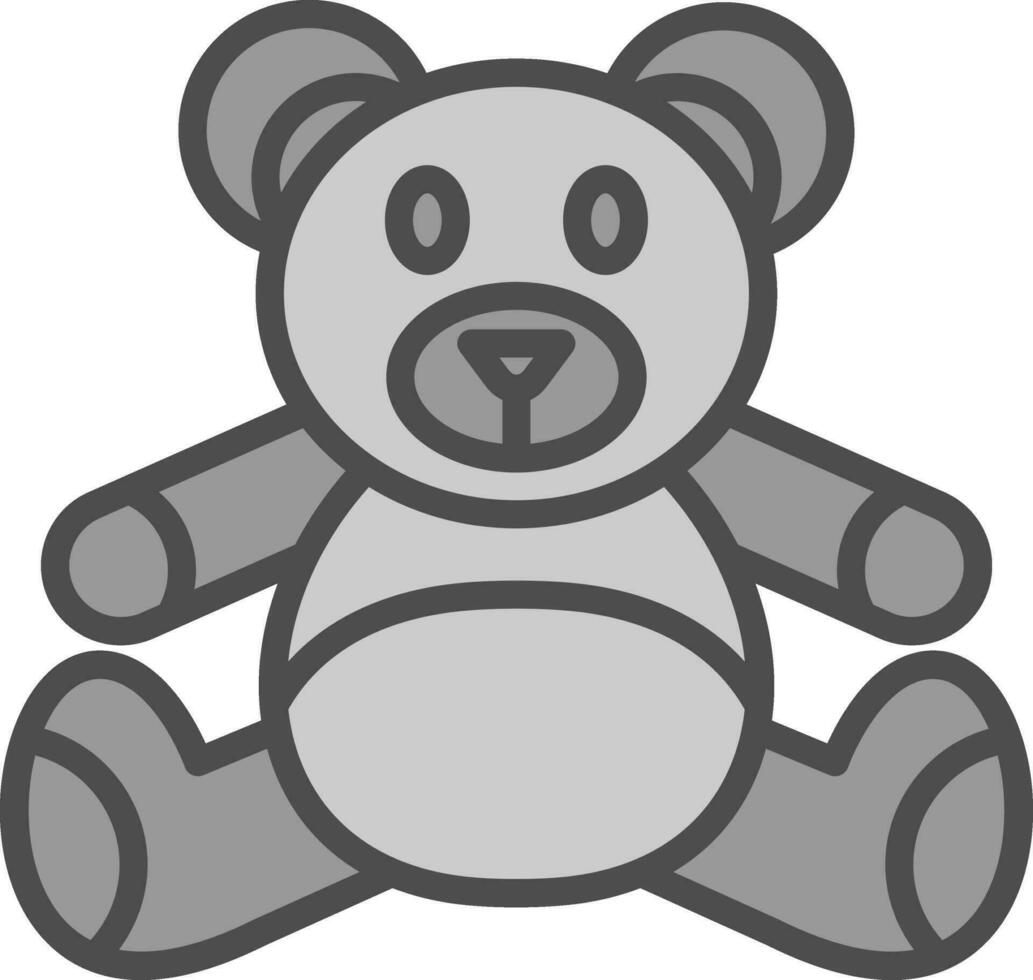 Teddybär-Vektor-Icon-Design vektor