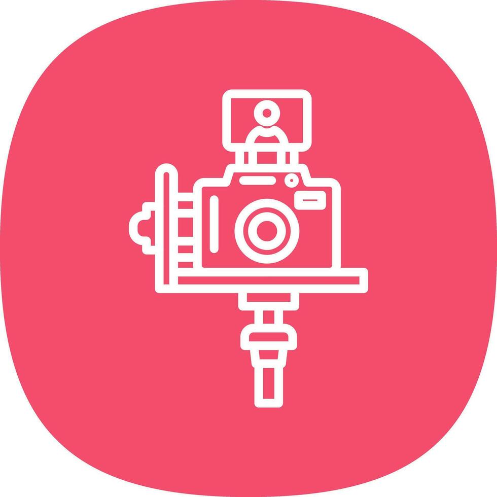 Vlogger-Vektor-Icon-Design vektor