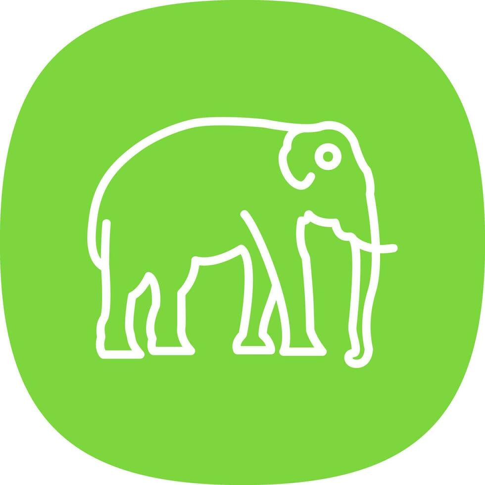 Elefant-Vektor-Icon-Design vektor