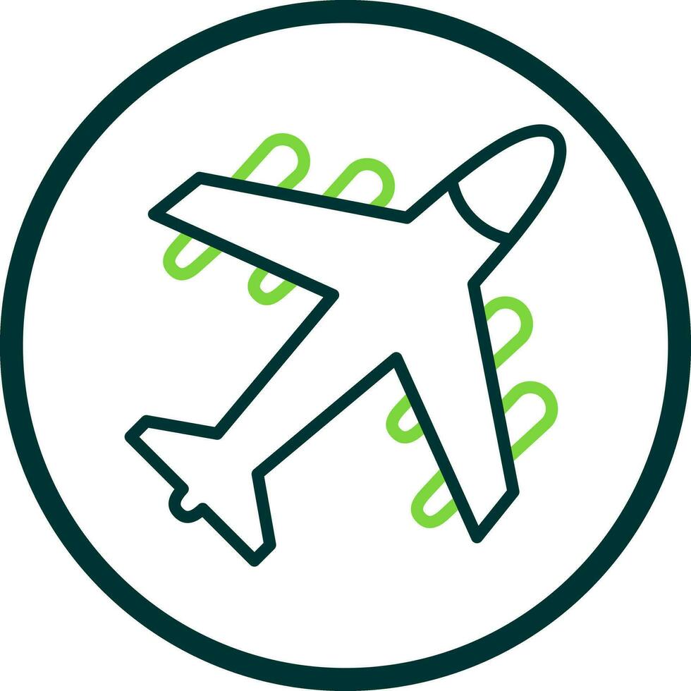 Flugzeug-Vektor-Icon-Design vektor