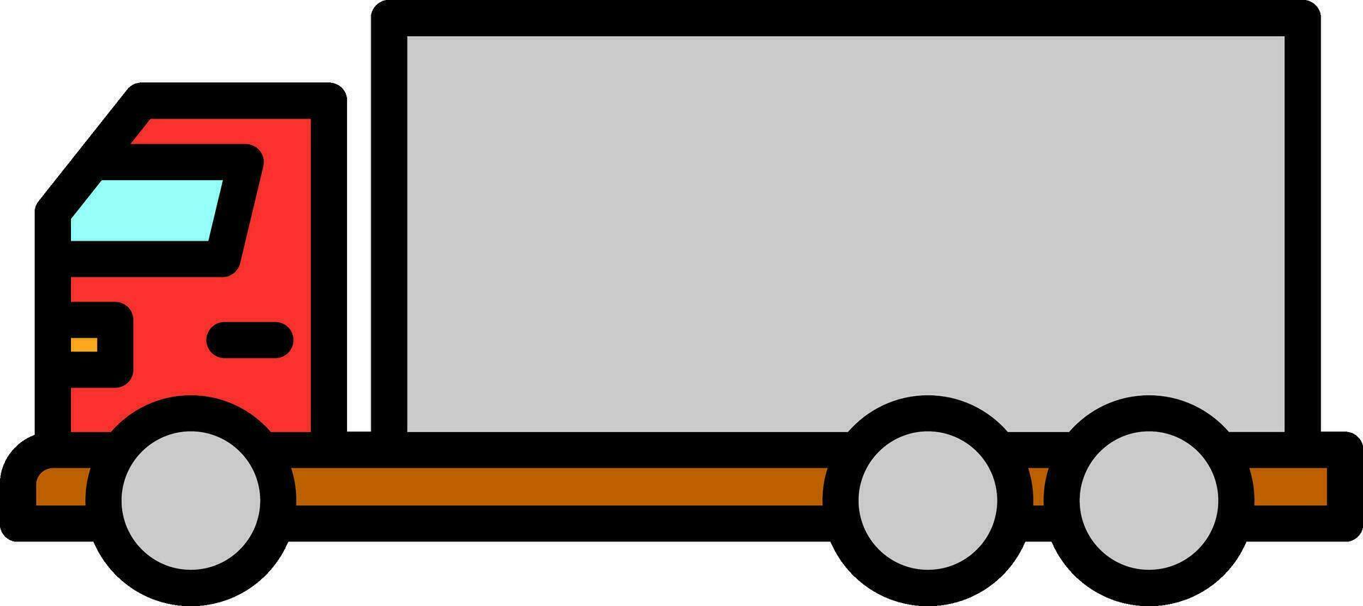 LKW-Vektor-Icon-Design vektor