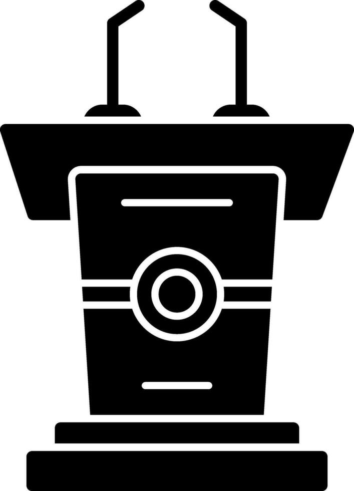 Podium-Vektor-Icon-Design vektor