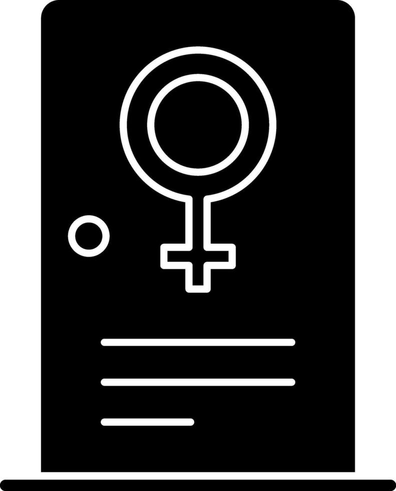 Gender-Vektor-Icon-Design vektor