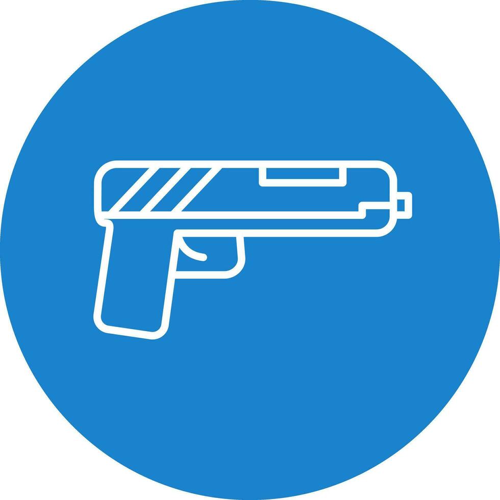 Waffe-Vektor-Icon-Design vektor