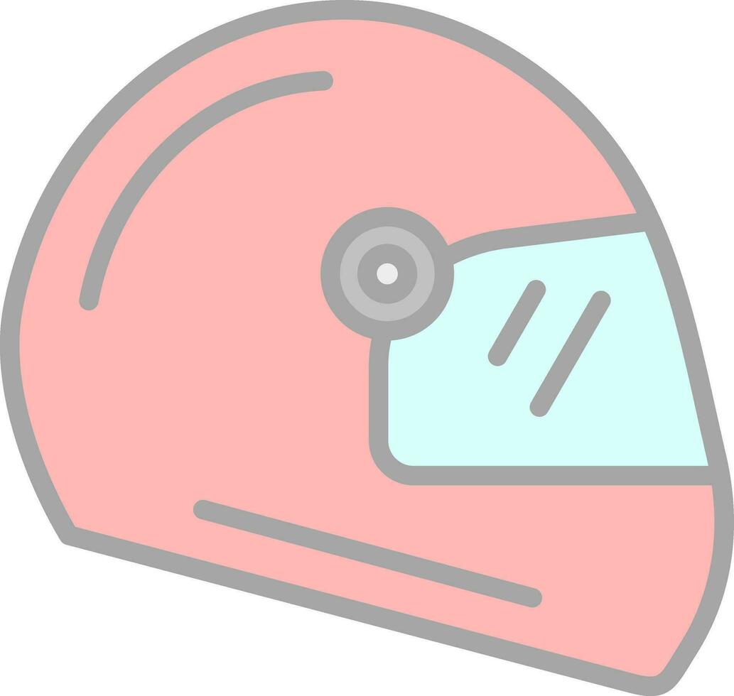 Helm-Vektor-Icon-Design vektor