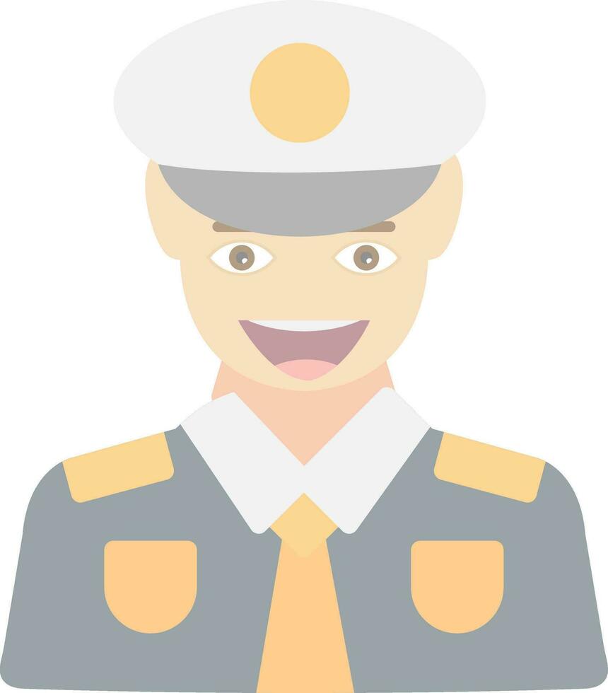 Polizist-Vektor-Icon-Design vektor