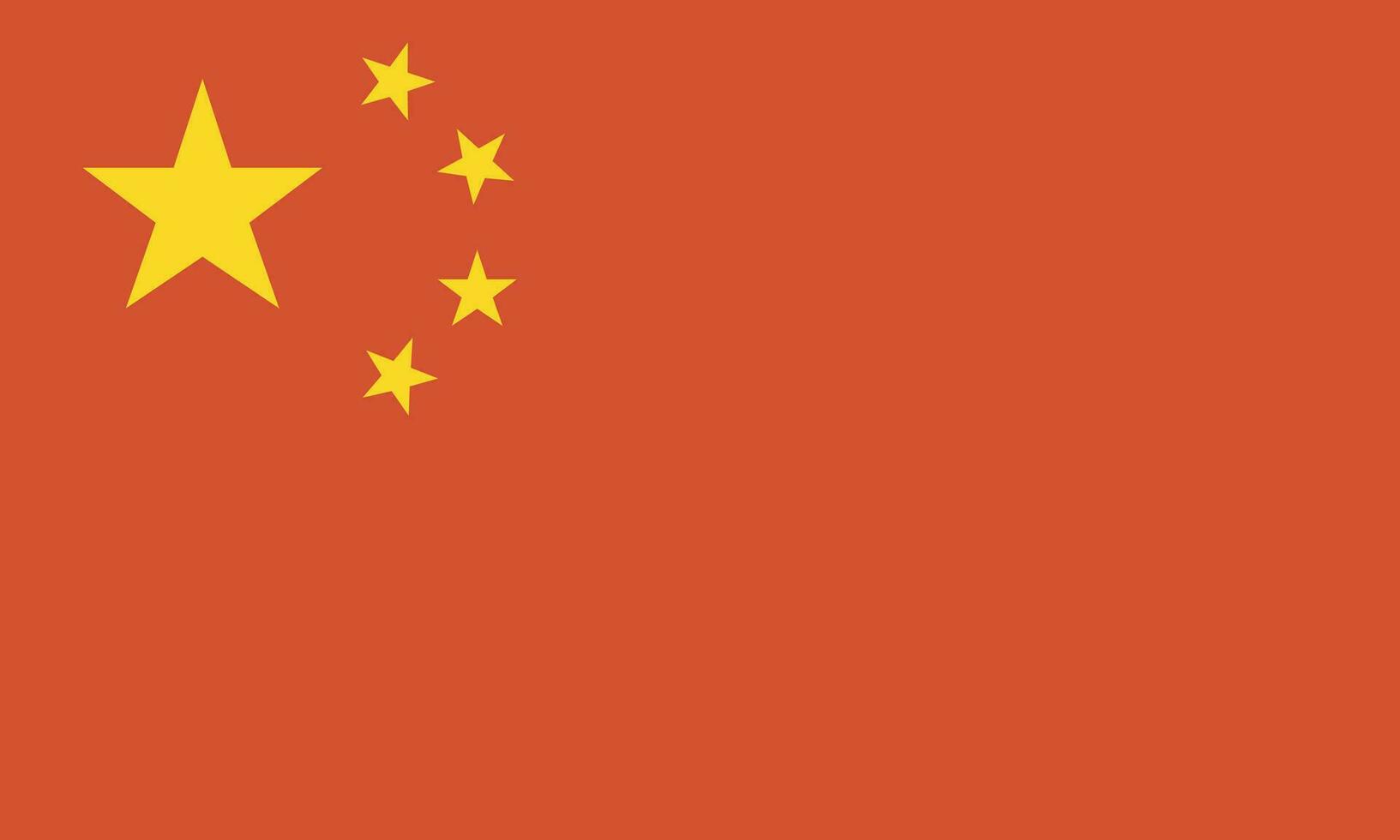 National China Flagge, offiziell Farben, und Proportionen. Vektor Illustration. eps 10 Vektor.