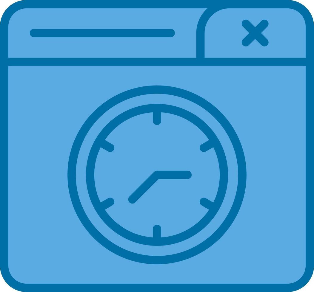 Uhr-Vektor-Icon-Design vektor