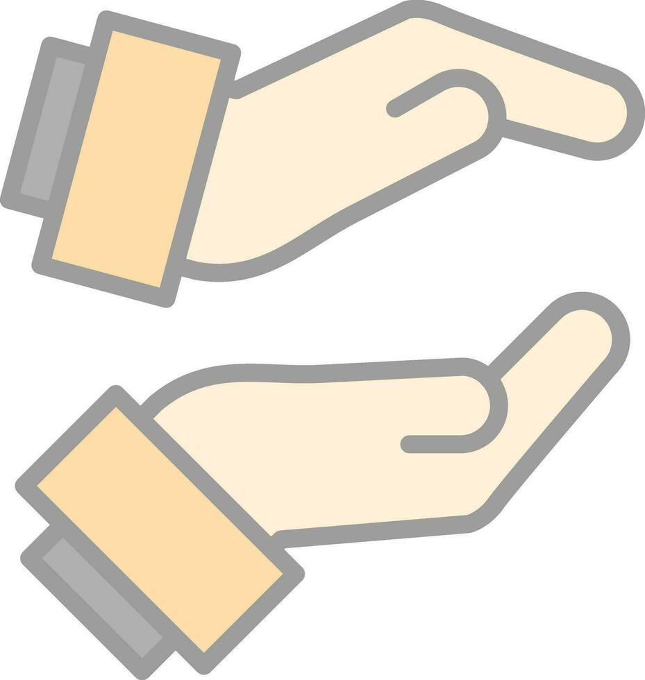 Hand-Vektor-Icon-Design vektor