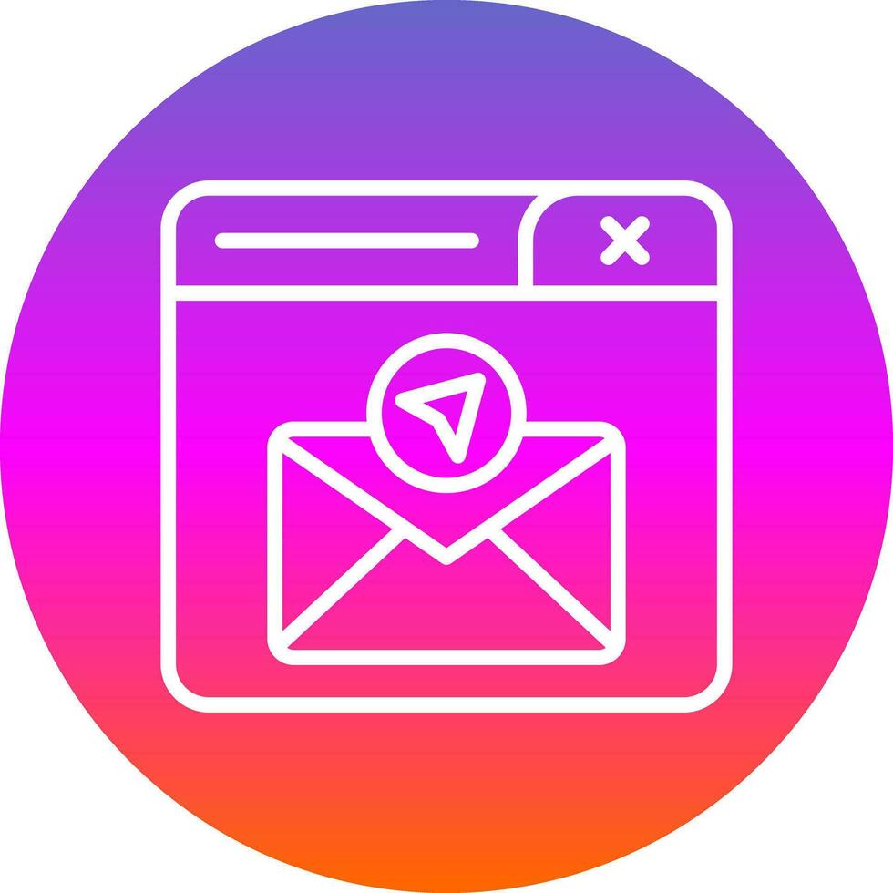 skicka post vektor ikon design