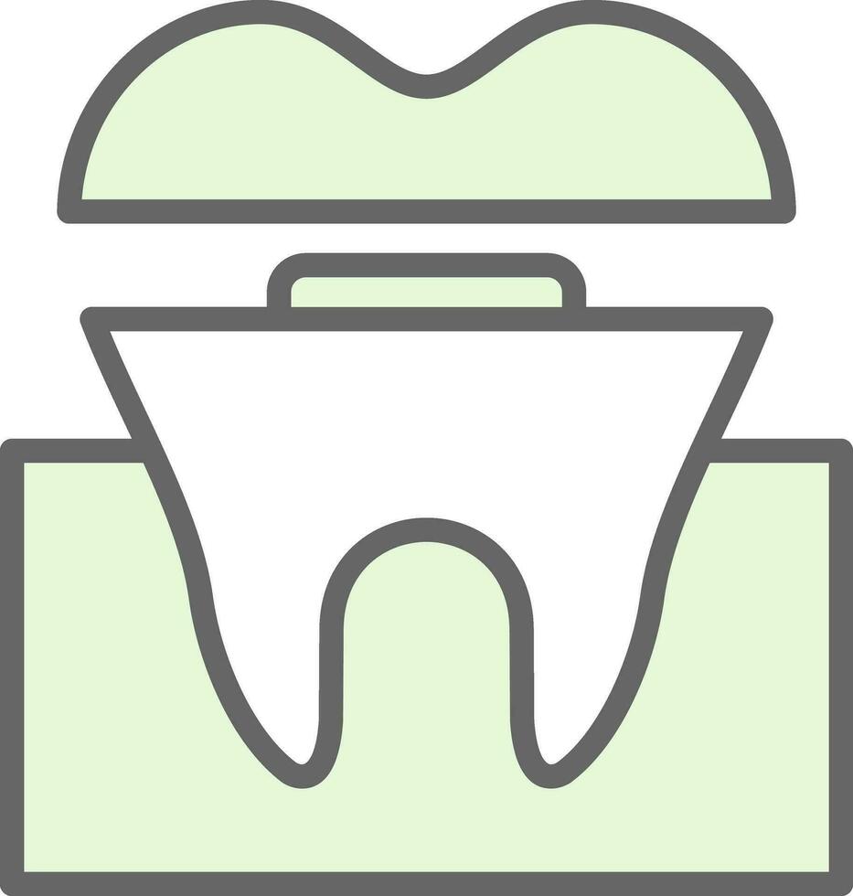 Dental Krone Vektor Symbol Design