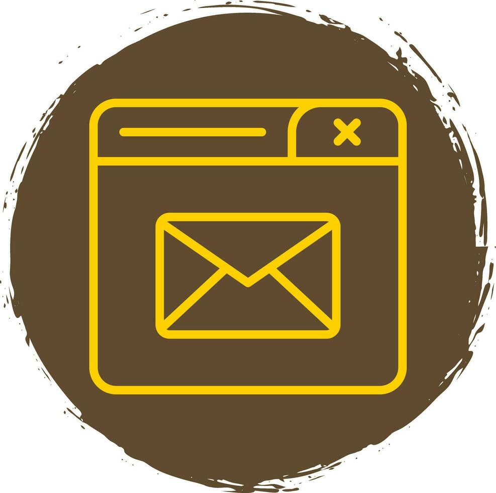 Kontakt Mail Vektor Symbol Design