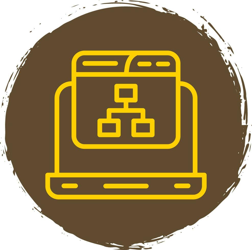 Laptop-Vektor-Icon-Design vektor