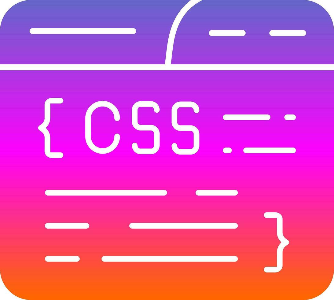 CSS Codierung Vektor Symbol Design