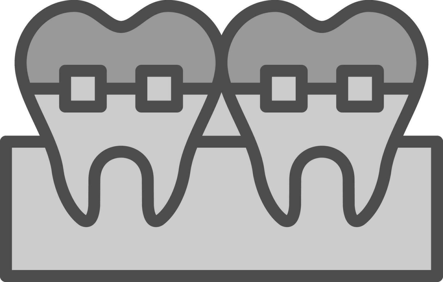 Zähne-Vektor-Icon-Design vektor