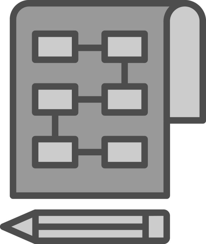 Planungsvektor-Icon-Design vektor