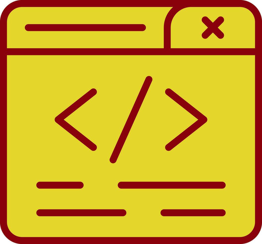 Design von Vektorsymbolen für die Webprogrammierung vektor