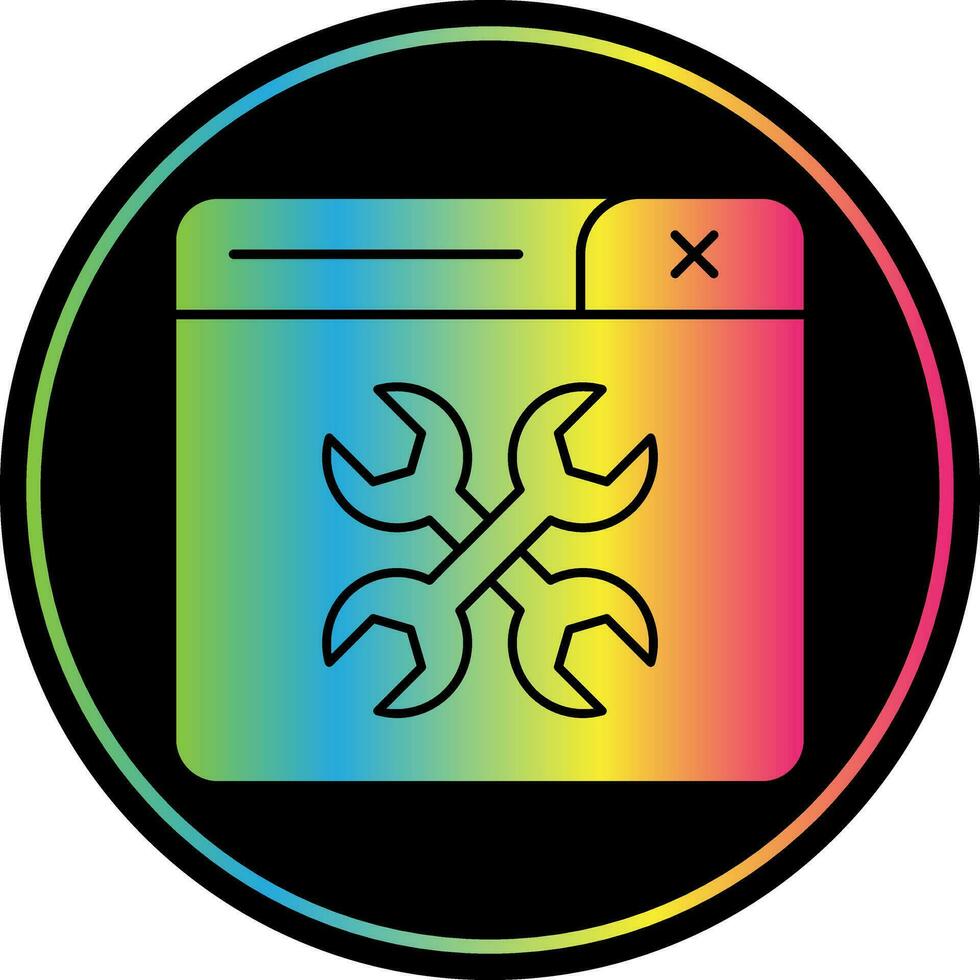 Wartungsvektor-Icon-Design vektor