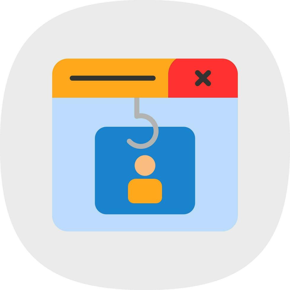 Phishing-Vektor-Icon-Design vektor