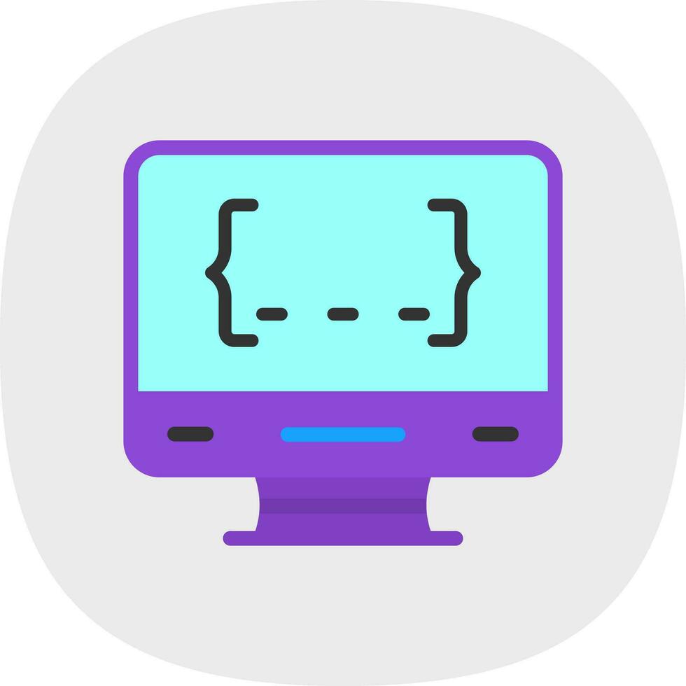 Programmiervektor-Icon-Design vektor