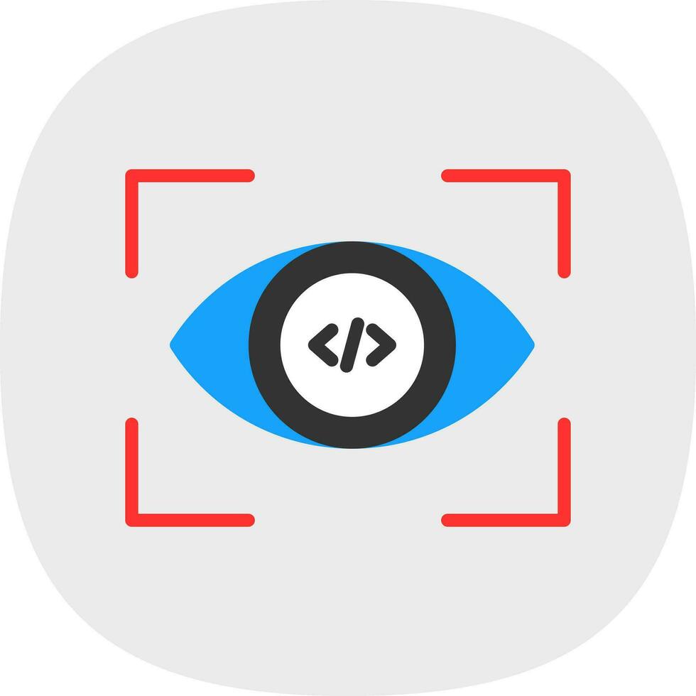 Auge-Vektor-Icon-Design vektor