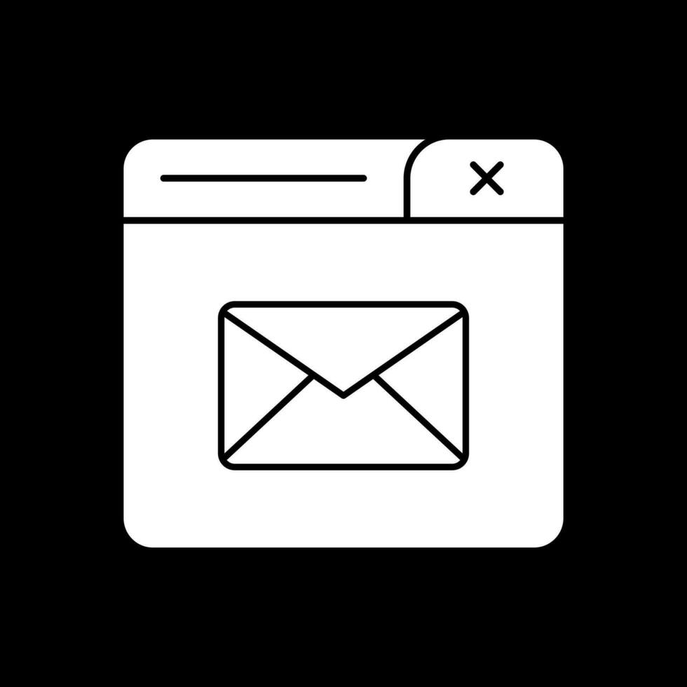 Kontakt Mail Vektor Symbol Design