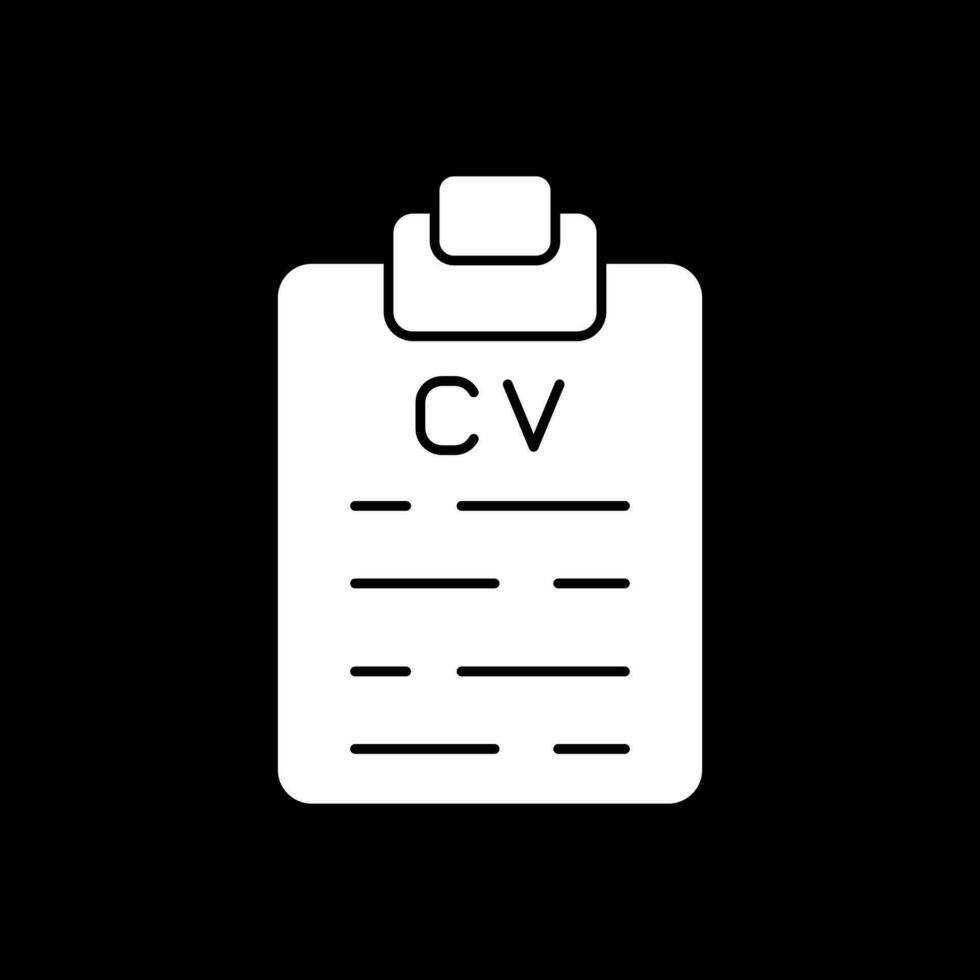 cv-Vektor-Icon-Design vektor