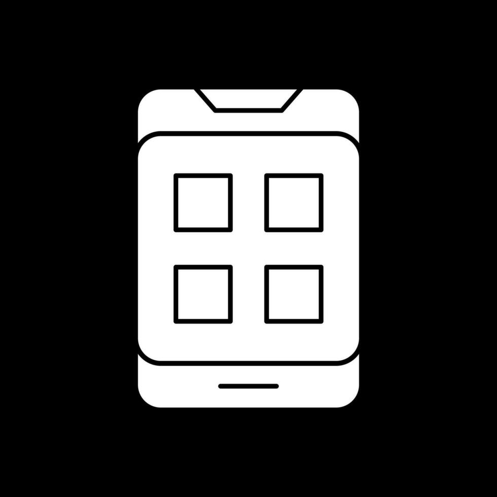 Handy, Mobiltelefon App Vektor Symbol Design