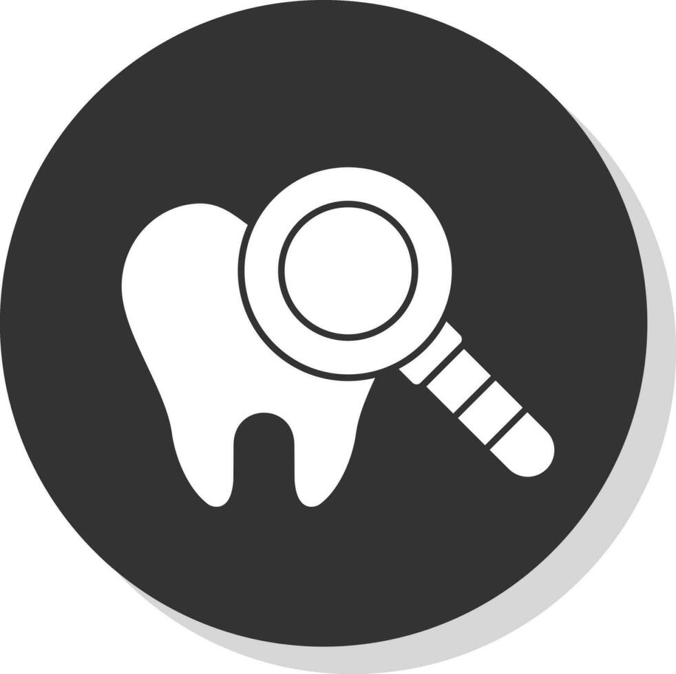 dental kolla upp vektor ikon design