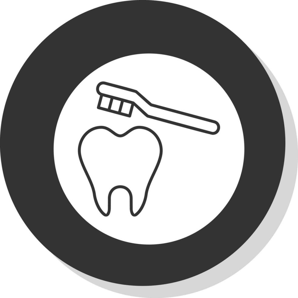 Reinigung Zahn Vektor Symbol Design
