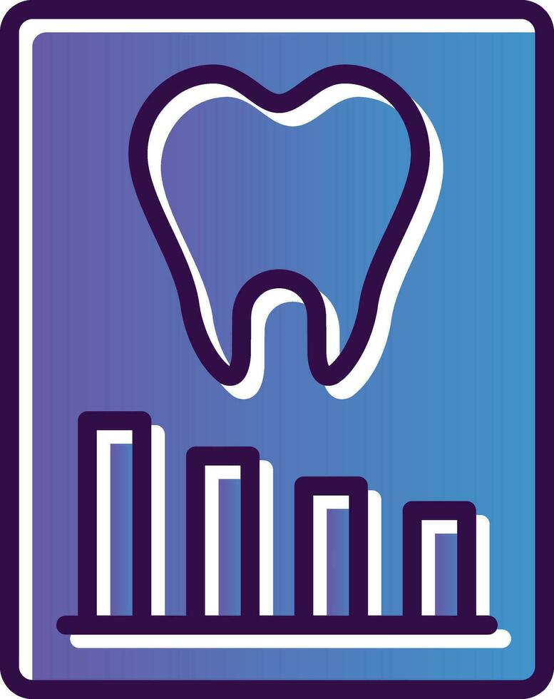 Dental Aufzeichnung Vektor Symbol Design