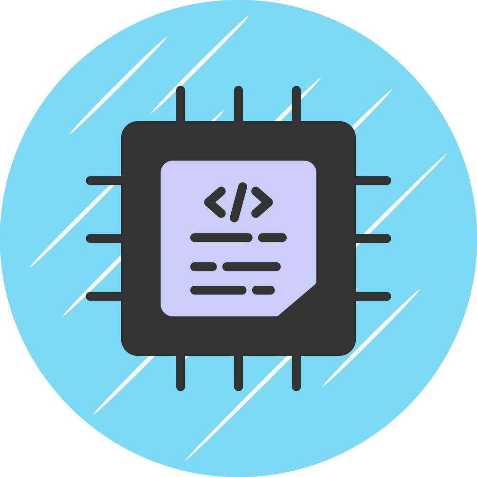 Prozessor-Vektor-Icon-Design vektor