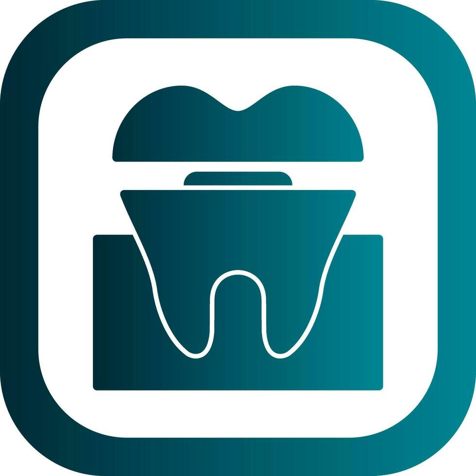 Dental Krone Vektor Symbol Design