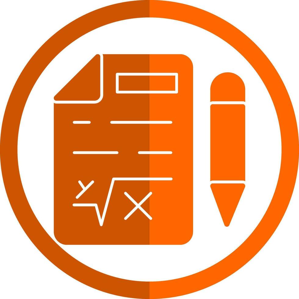 Mathe-Vektor-Icon-Design vektor