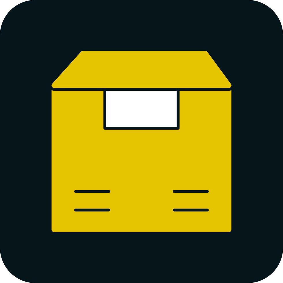 Box-Vektor-Icon-Design vektor