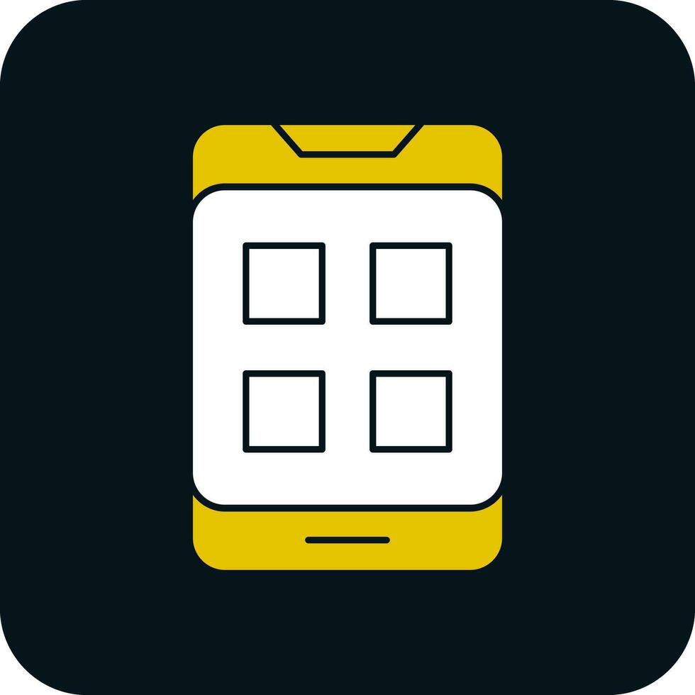 Handy, Mobiltelefon App Vektor Symbol Design