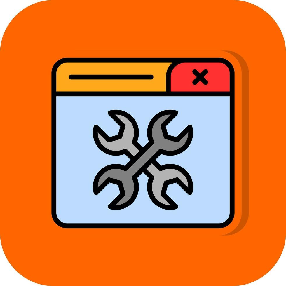 Wartungsvektor-Icon-Design vektor