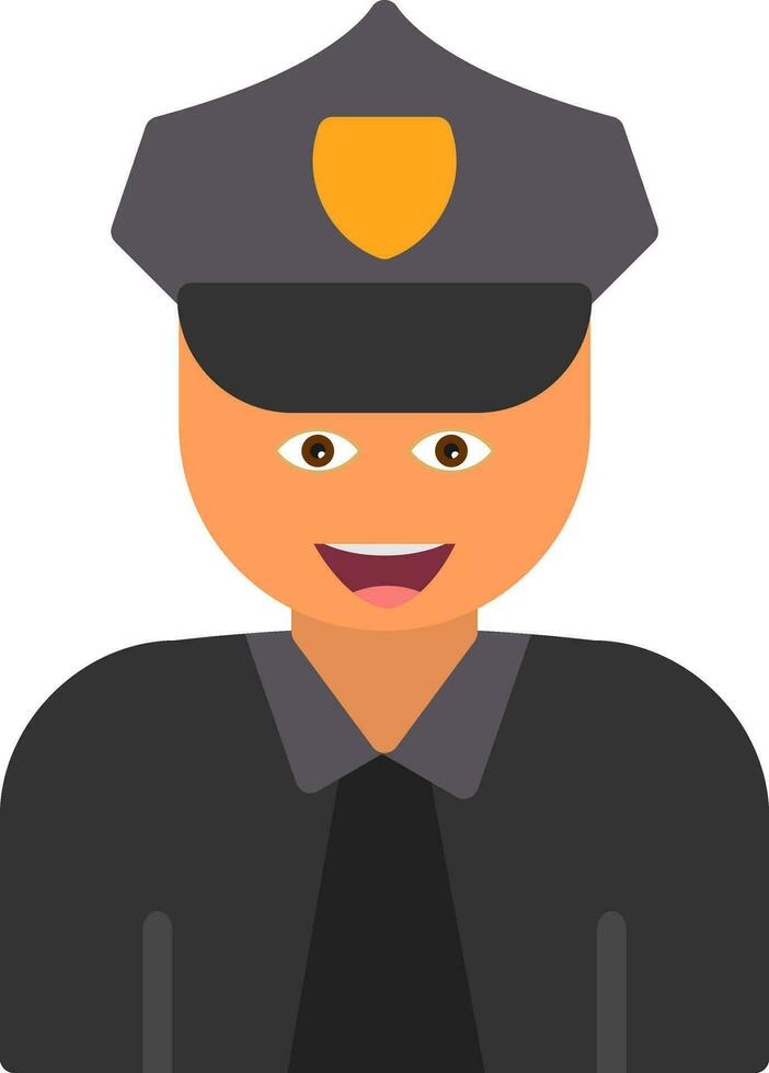 Polizei-Vektor-Icon-Design vektor