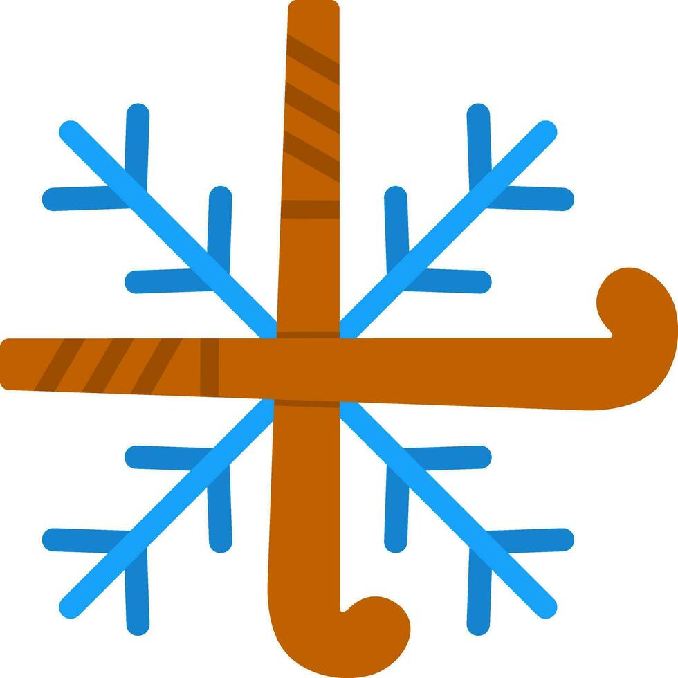 Schneeflocken-Vektor-Icon-Design vektor