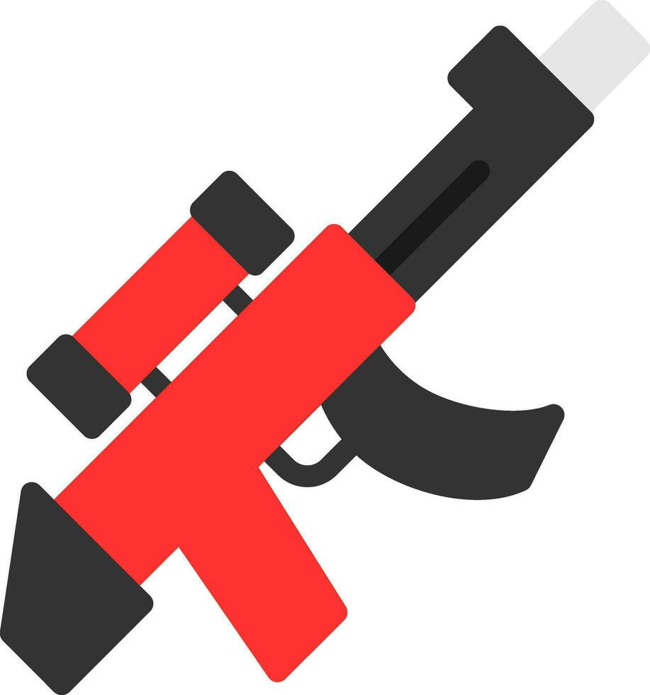 Gewehr-Vektor-Icon-Design vektor