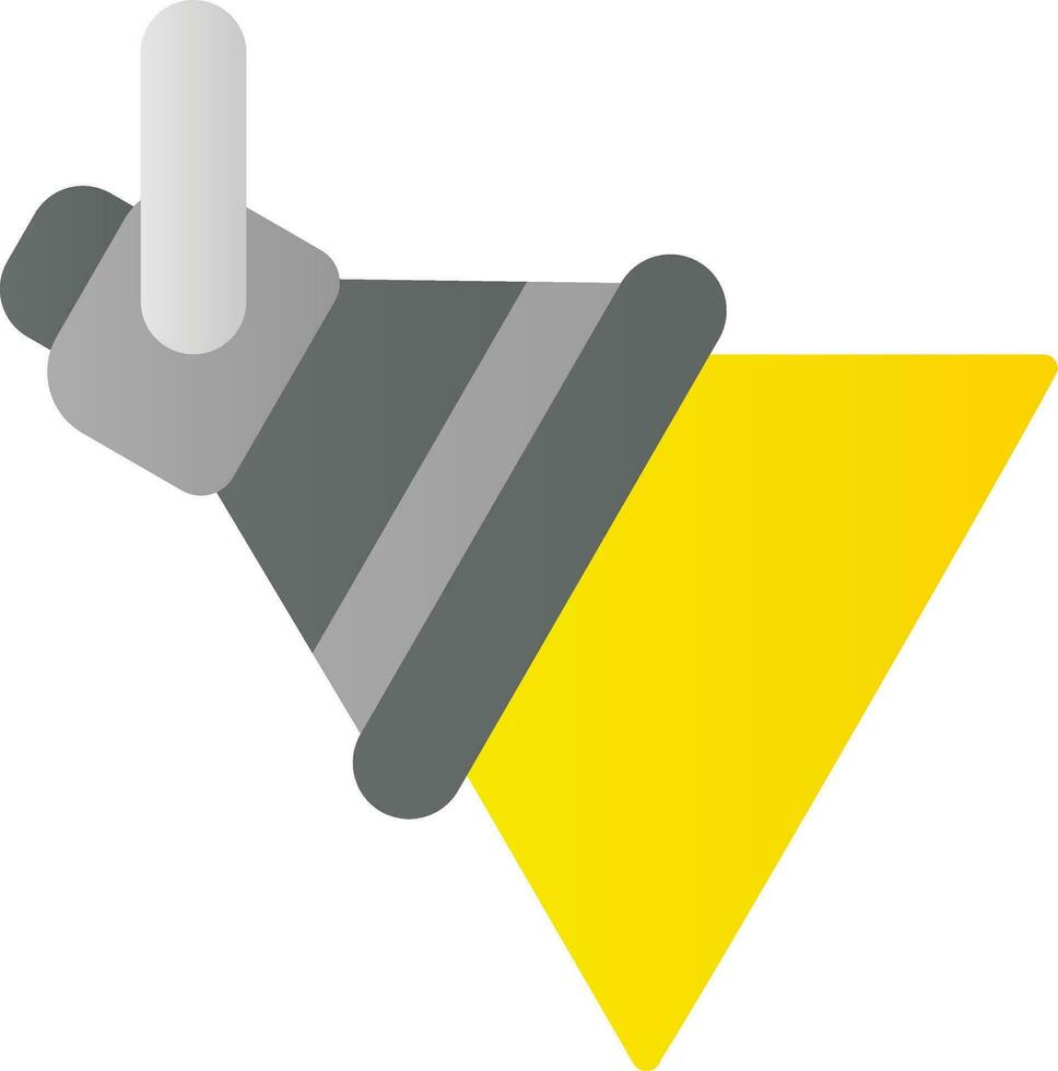 Bühnenbeleuchtung Vektor-Icon-Design vektor